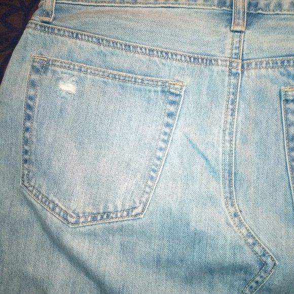 Vanilla Star Y2K Deconstructed Denim Mini Skirt Sz 13 - Picture 8 of 13